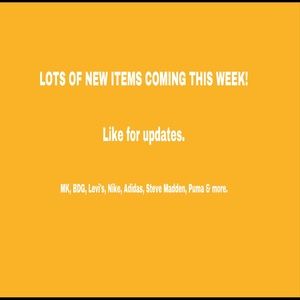 New items coming to my closet this week!